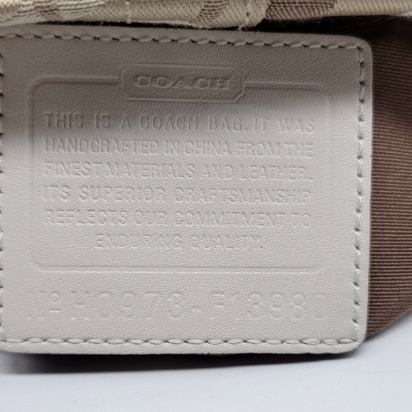 COACH Handbag F13980 Optic Signature Curly - Picture 5 of 5